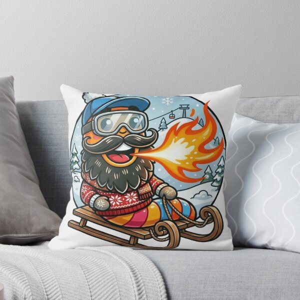 Item preview, Sledding Bearded Fireworm designed and sold by BeardedFireworm.
