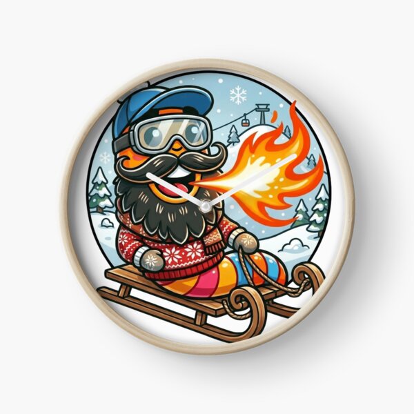 Item preview, Sledding Bearded Fireworm designed and sold by BeardedFireworm.