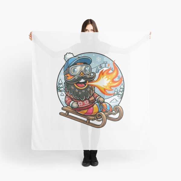 Item preview, Sledding Bearded Fireworm designed and sold by BeardedFireworm.