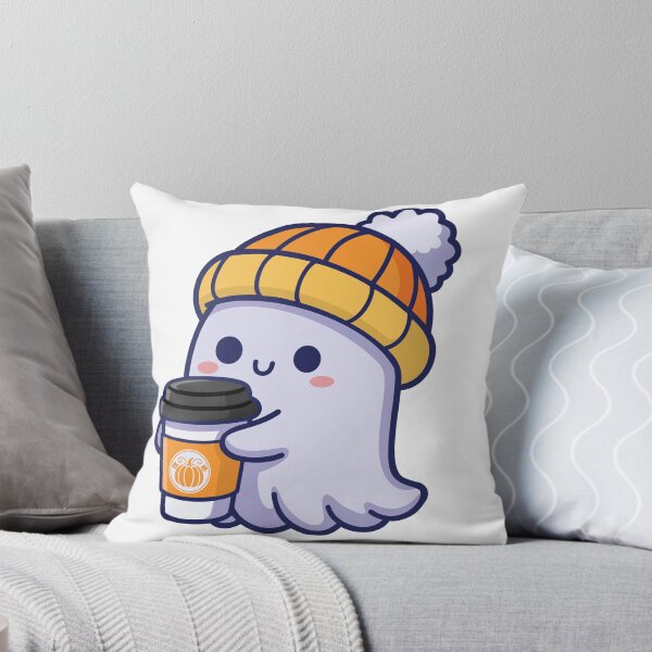 Item preview, Cute Ghost Pumpkin Spice Latte Cozy Fall Halloween designed and sold by CLUB SODA KID DESIGNS.