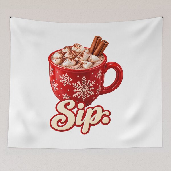 Item preview, Christmas Cocoa Mug – Sip Holiday Design designed and sold by TXLou.