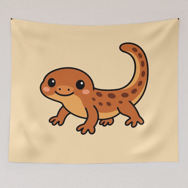 Item preview, Cute Cartoon Newt designed and sold by WildlifeDoodle.