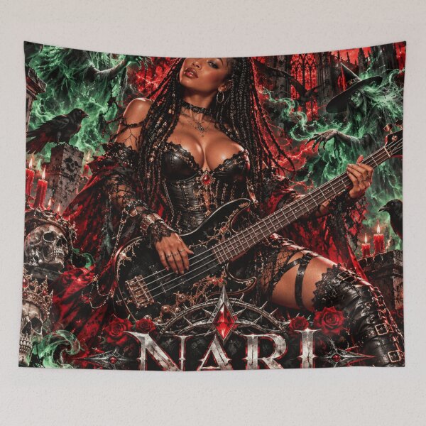 Item preview, Nari | Emerald Hex and Blood Moon – Gothic Witch Queen designed and sold by SHOCAMPOS DESIGNS .