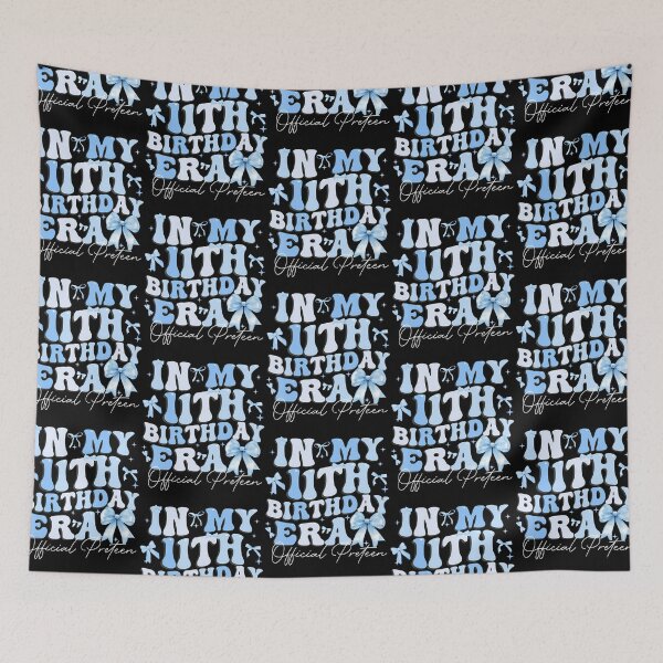 Item preview, In My 11Th Birthday Era Blue Coquette Bow Birthday designed and sold by RealestInternet.