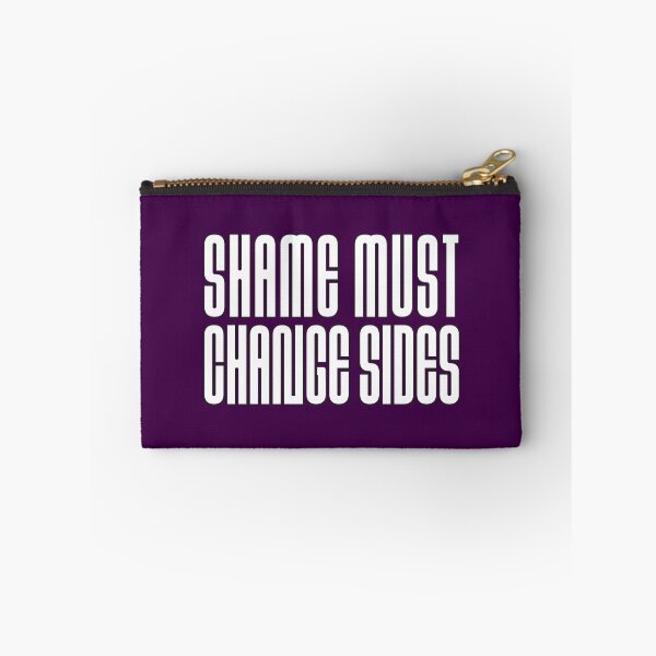 Item preview, Shame must change sides - white typography designed and sold by kobyakov.