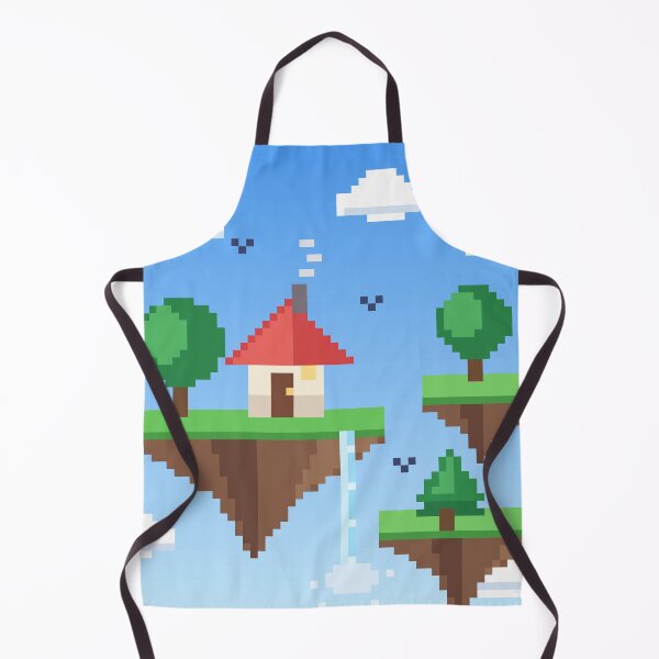 Item preview, Pixel Art Floating Island with a Little House designed and sold by pixelbypixelart.