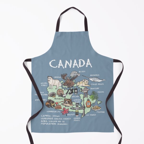 Item preview, Canada - illustrated map designed and sold by BeeHappyShop.