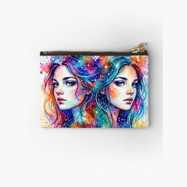Item preview, Vibrant Watercolor Gemini Twins Zodiac Art designed and sold by Clavivs.