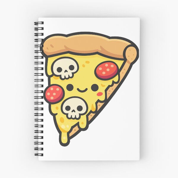Item preview, Cute Skull Pizza Spooky Kawaii Pepperoni Halloween designed and sold by CLUB SODA KID DESIGNS.