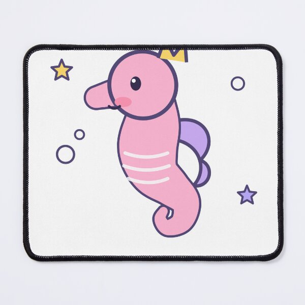 Item preview, Kawaii Seahorse Cute Pastel Pink Ocean Animal Sticker designed and sold by Coco Zone .