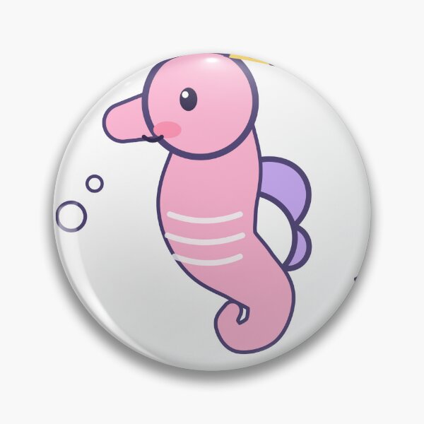 Item preview, Kawaii Seahorse Cute Pastel Pink Ocean Animal Sticker designed and sold by Coco Zone .
