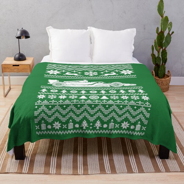 Item preview, Ugly Christmas Sweater Racing Car (Green) designed and sold by Mariel Toigo.