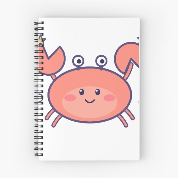 Item preview, Kawaii Crab Cute Smiling Red Crab Ocean Animal Sticker designed and sold by Coco Zone .