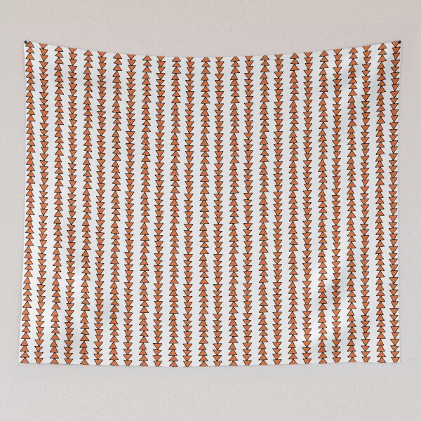 Item preview, Rust Orange Arrow Stripes, Western Country Pattern designed and sold by H. Doucette Studio.