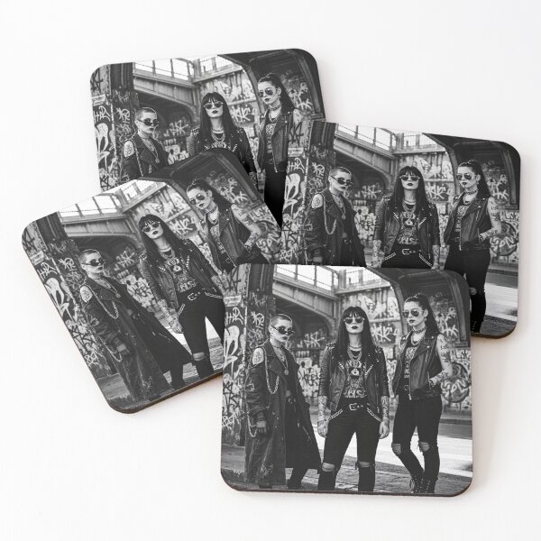 Item preview, Dark Goth Vampire Punk Rock Girls designed and sold by TheDarkWardrobe.