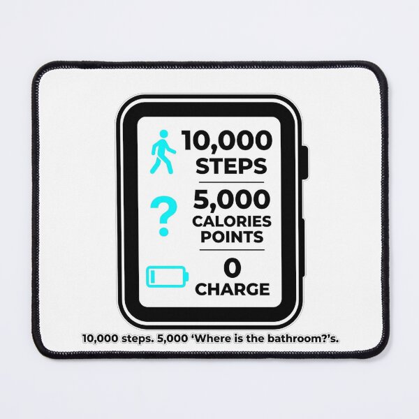 Item preview, Retail Worker Humor Step Tracker 0 Patience Left designed and sold by jrzvibe.
