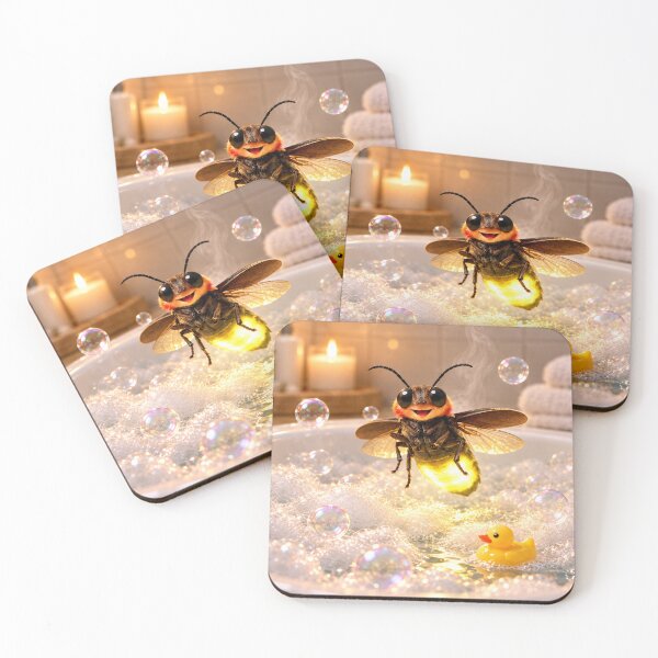 Item preview, Firefly Glowing Bubble Bath designed and sold by Sillytoe.