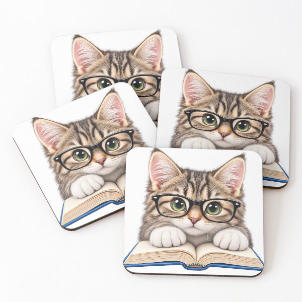 Item preview, Reading kitten designed and sold by Argi- Luz.