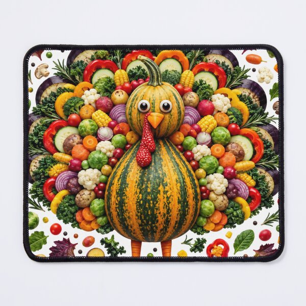 Item preview, Cute Thanksgiving Turkey Made Of Vegetables designed and sold by LavIsInTheAir.