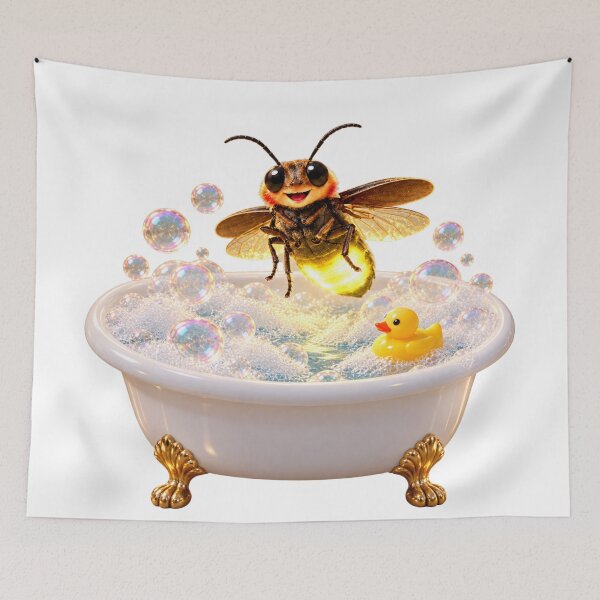 Aperçu de l'œuvre Éclaboussure ludique de bain Firefly créée et vendue par Sillytoe.
