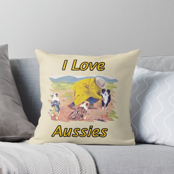 Item preview, After the Rain Australian Shepherd Painting designed and sold by Barbara Applegate.