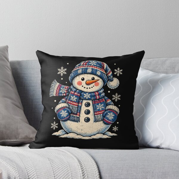 Item preview, Snowman Winter Vintage Snowflake Christmas designed and sold by Moizento.