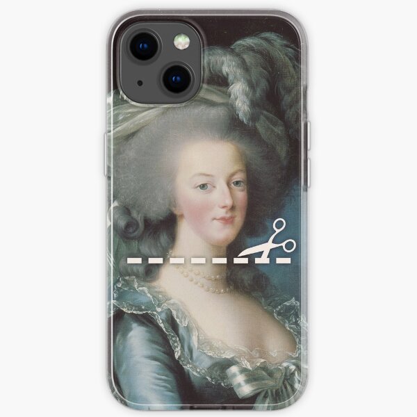 Cut Here - Marie Antoinette iPhone Soft Case