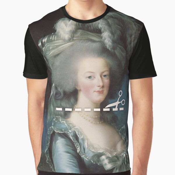 Cut Here - Marie Antoinette Graphic T-Shirt