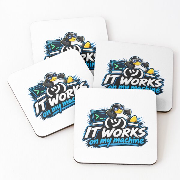 Item preview, Funny IT Works on My Machine Programmer Humor designed and sold by TBillMAG — Retro Tech & IT Humor.