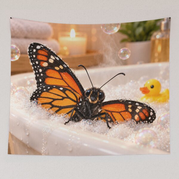 Item preview, Monarch Butterfly Bubble Bath Bliss designed and sold by Sillytoe.
