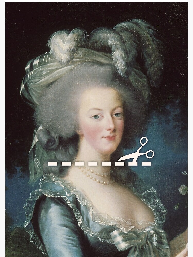 Thumbnail 3 of 3, Spiral Notebook, Cut Here - Marie Antoinette designed and sold by KatieBuggDesign.