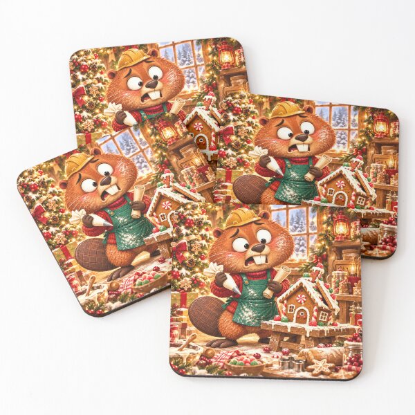 Item preview, Gingerbread Architect Beaver Christmas Baking designed and sold by SandboxMashery.