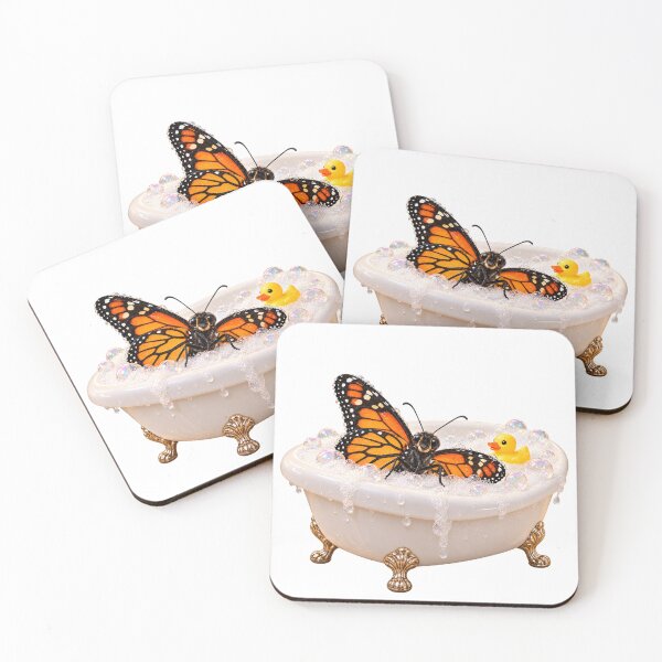 Item preview, Monarch Butterfly Bathtub Retreat designed and sold by Sillytoe.