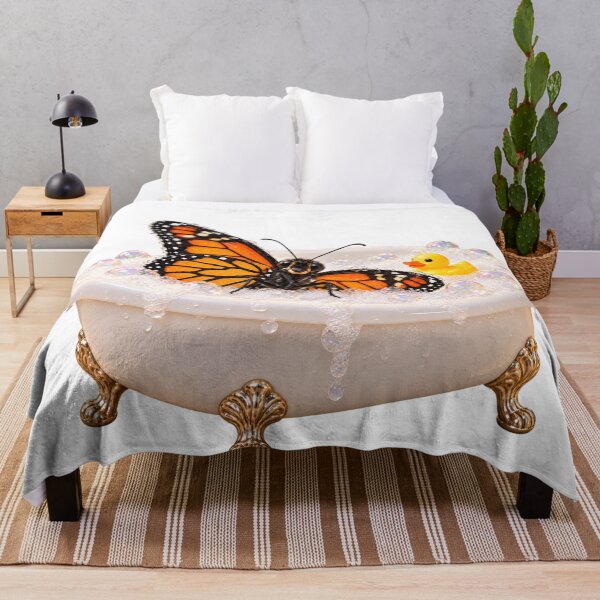 Item preview, Monarch Butterfly Bathtub Retreat designed and sold by Sillytoe.