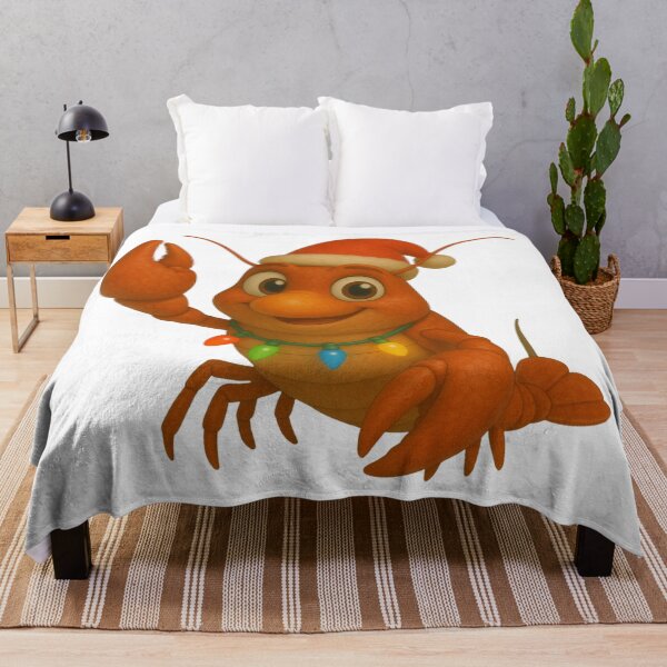 Item preview, Cheerful Crayfish Christmas designed and sold by Sillytoe.