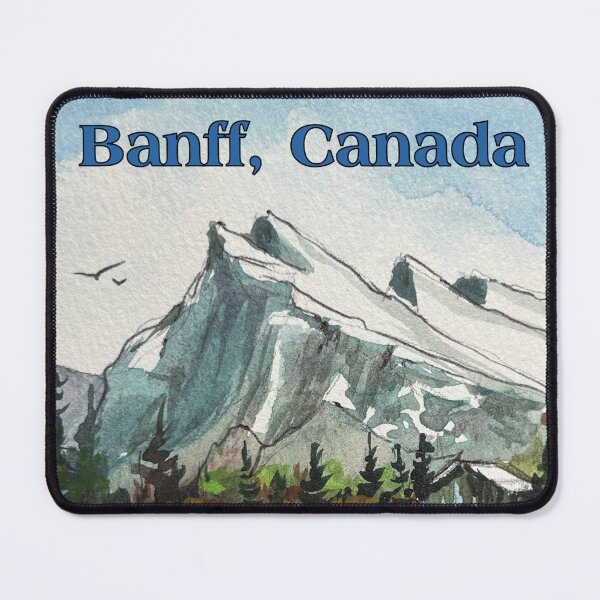 Item preview, Mount Rundle, Banff, Canada. Original watercolor  designed and sold by aswoa.
