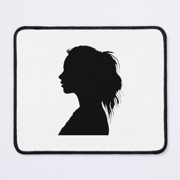 Item preview, Minimalist Woman Silhouette Ponytail Vector Art designed and sold by Sk1628.