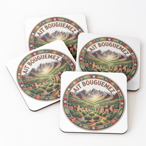 Item preview, Ait Bouguemez Morocco Happy Valley High Atlas Village Orchards Embroidered Patch Sticker designed and sold by Imaginarium of Chaos falcon88 .