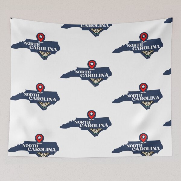 Item preview, North Carolina Map | North Carolina State Outline | USA Map Art designed and sold by 22k Lab Studio.