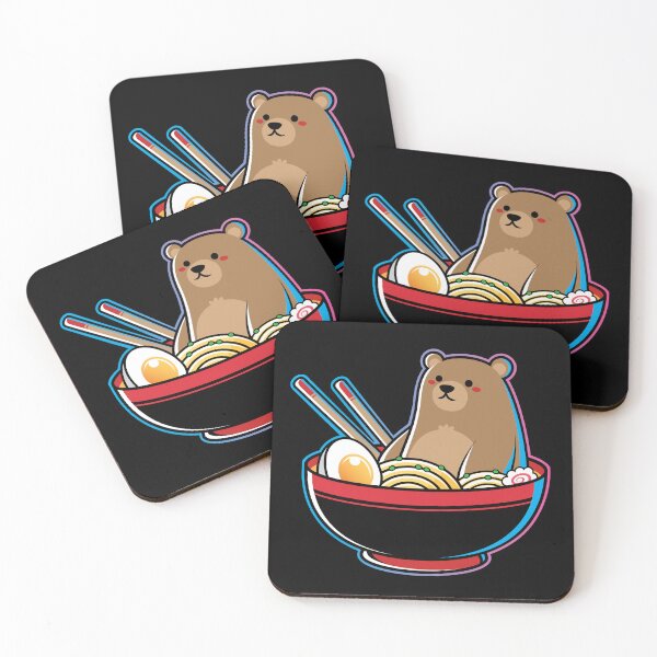 Item preview, Cute ramen bear designed and sold by TheHugWolf.