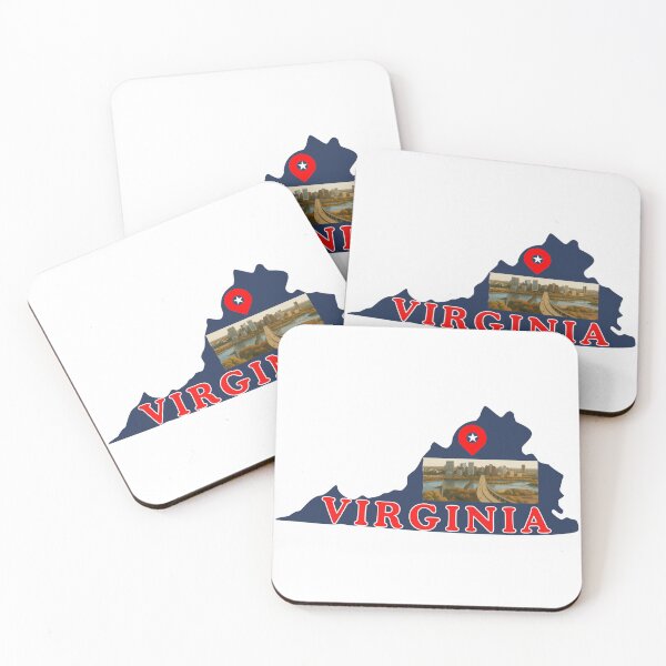 Item preview, Virginia Map | Virginia State Outline | USA Map Art designed and sold by 22k Lab Studio.