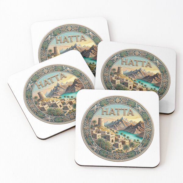 Item preview, Hatta UAE Hajar Mountain Heritage Village Watchtower Embroidered Patch Sticker designed and sold by Imaginarium of Chaos falcon88 .