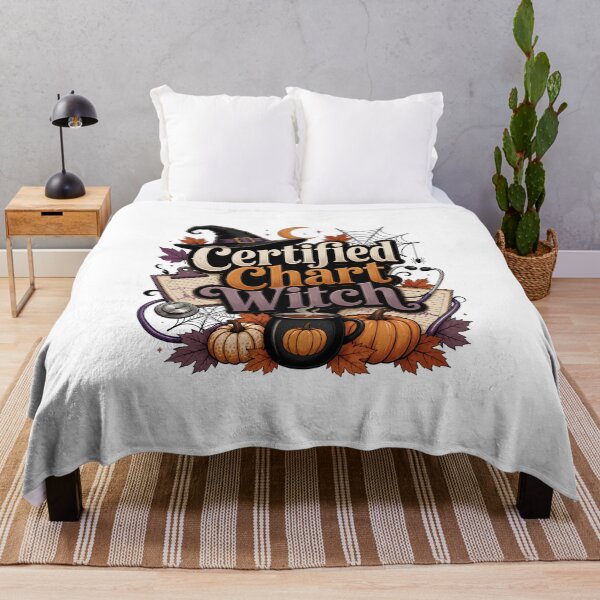 Item preview, Certified Chart Witch – Legal Nurse Halloween & Coffee Humor designed and sold by CuteDesignables.