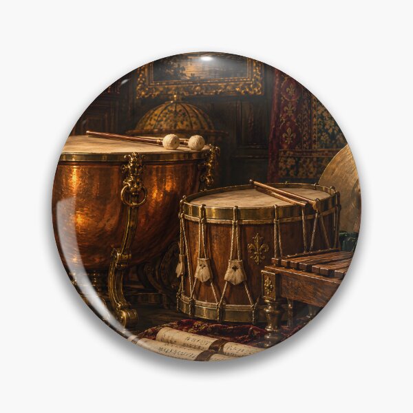 Item preview, The Golden Age of Percussion | Vintage Classical Drum Orchestra Art designed and sold by DoReMiStudio.