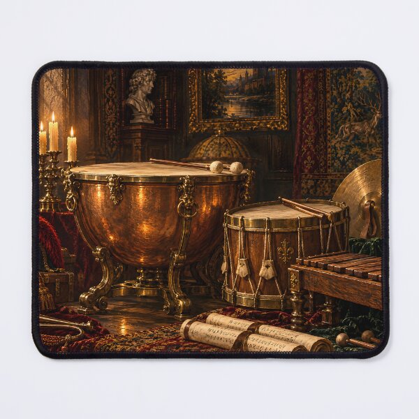 Item preview, The Golden Age of Percussion | Vintage Classical Drum Orchestra Art designed and sold by DoReMiStudio.