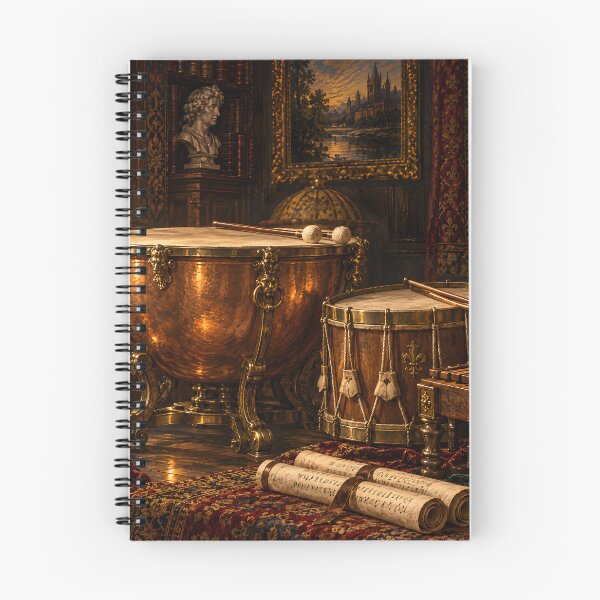 Item preview, The Golden Age of Percussion | Vintage Classical Drum Orchestra Art designed and sold by DoReMiStudio.