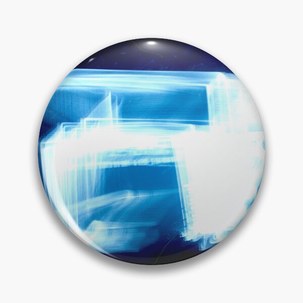 Item preview, Blue Glowing Abstract Light Form Dark Background designed and sold by Marino4ka.