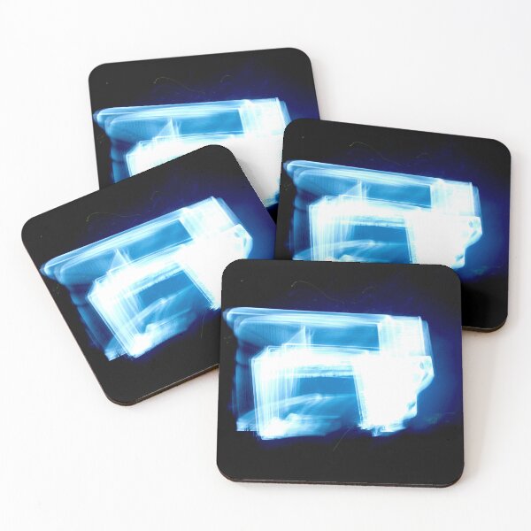 Item preview, Blue Glowing Abstract Light Form Dark Background designed and sold by Marino4ka.
