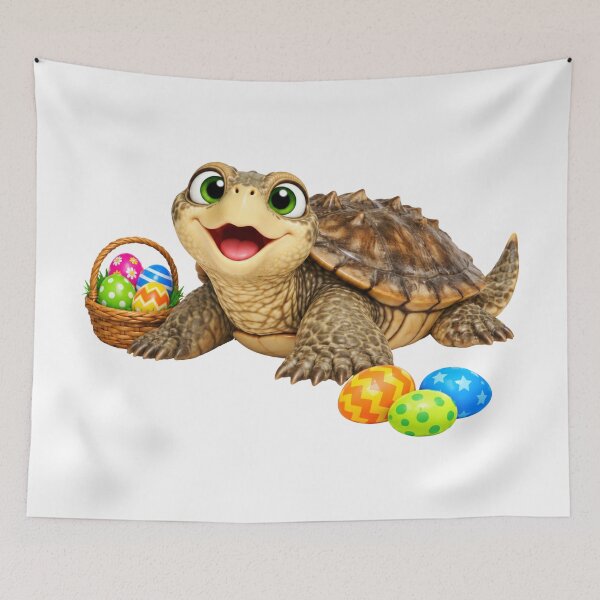 Item preview, Cheerful Snapping Turtle Easter designed and sold by Sillytoe.