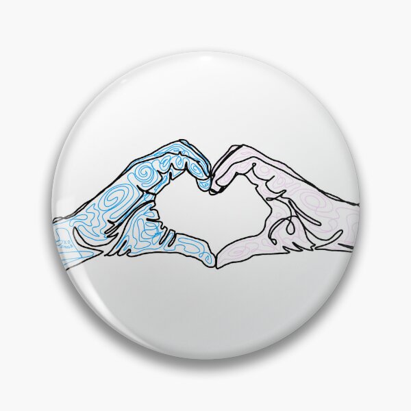 Item preview, Heart Hands Line Art designed and sold by xo-smile.